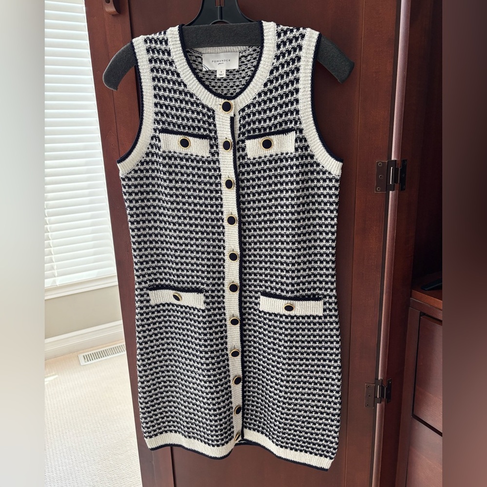 Tuckernuck Blue and White Sheath Dress